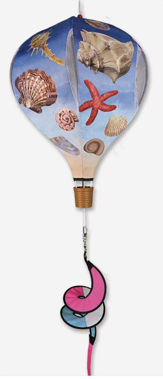 19 in. Pop-Open Hot Air Balloon - Sea Shells