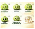 Christmas Grinch Dumplings - Mixed