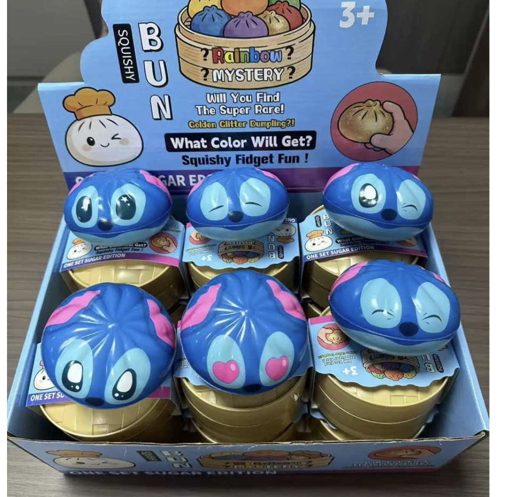 Stitch Steamed Bun Squishy